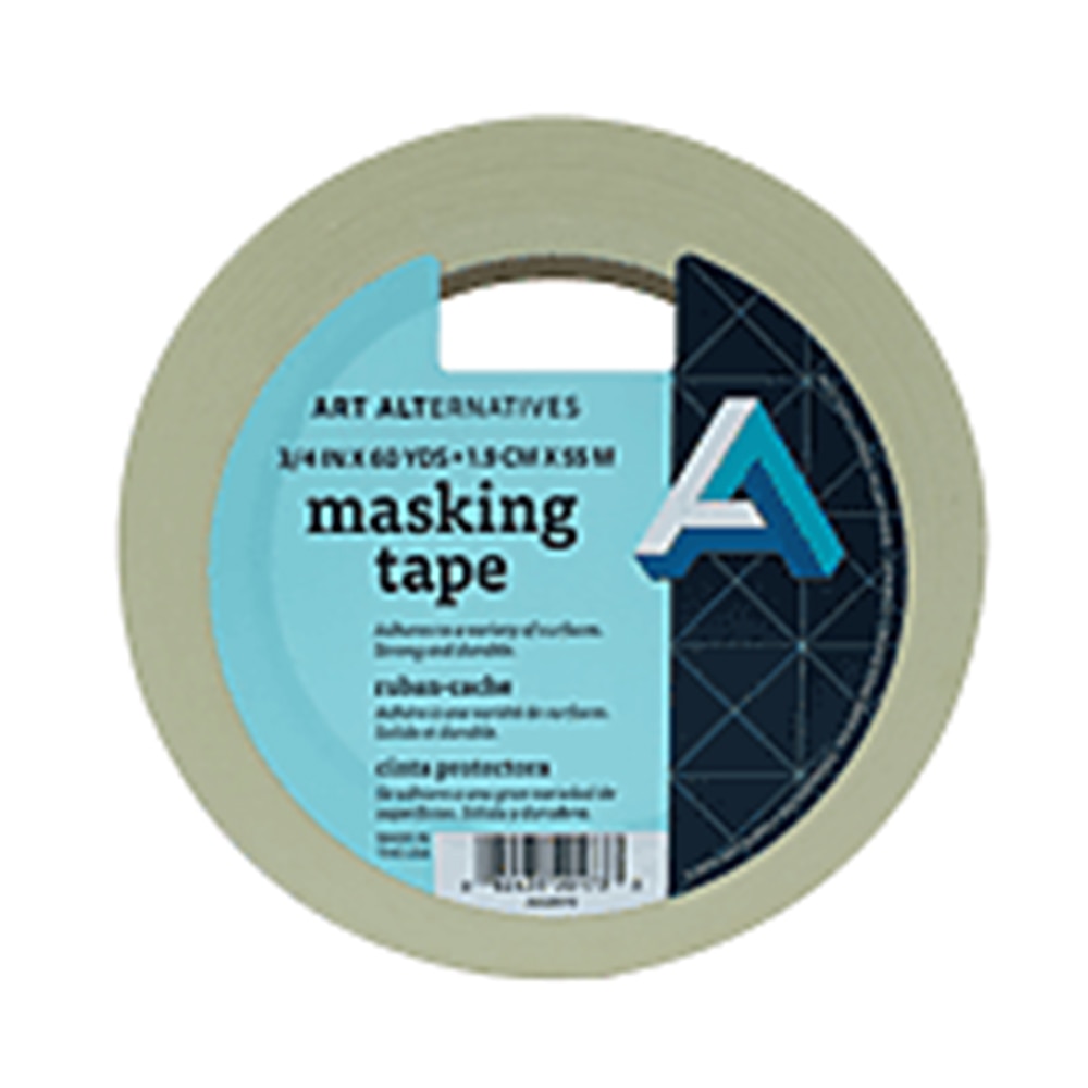 Art Alternatives, Tape, Art & School, 0.75", Masking Tape, 60 yard, Roll, 452102